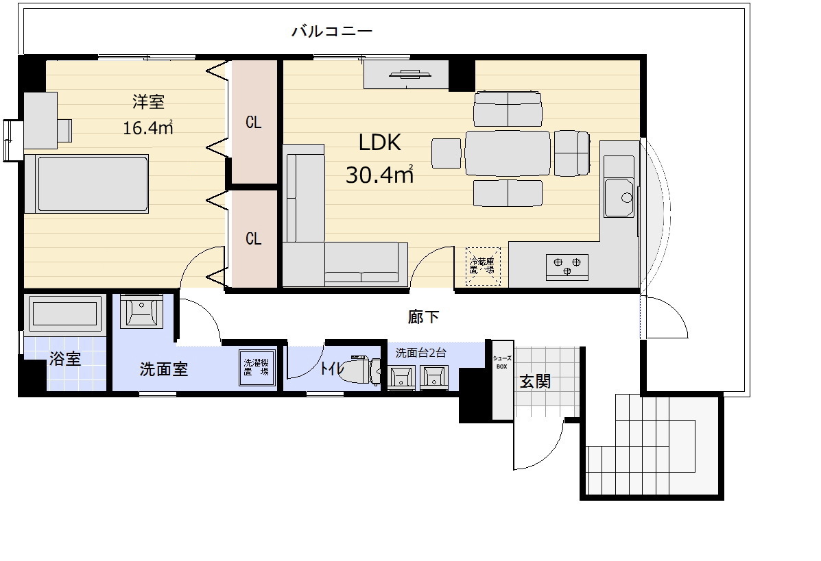 Living Place Kobe Hanakuma（3F）